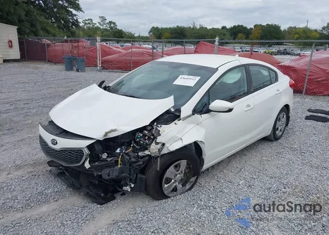 2016 Kia Forte Lx z USA, uszkodzony, nr VIN KNAFK4A61G5509765